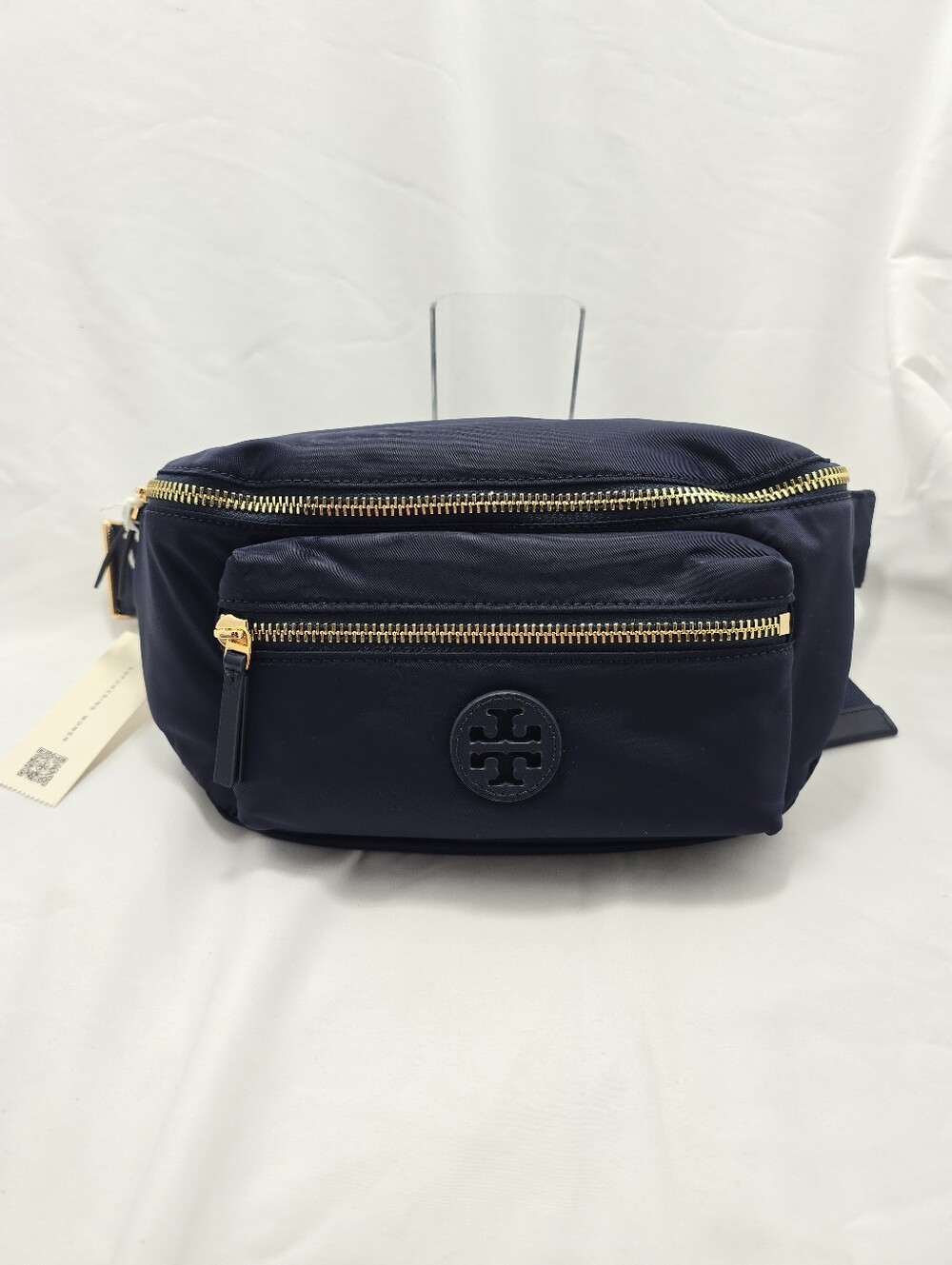 NWT Tory Burch Nylon Belt Bag Tory Navy Blue